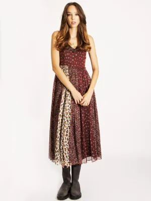 Multicolored Creponne Dress