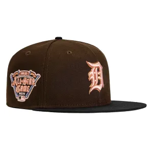 New Era 59Fifty Detroit Tigers 2005 All Star Game Patch Hat - Brown. Black