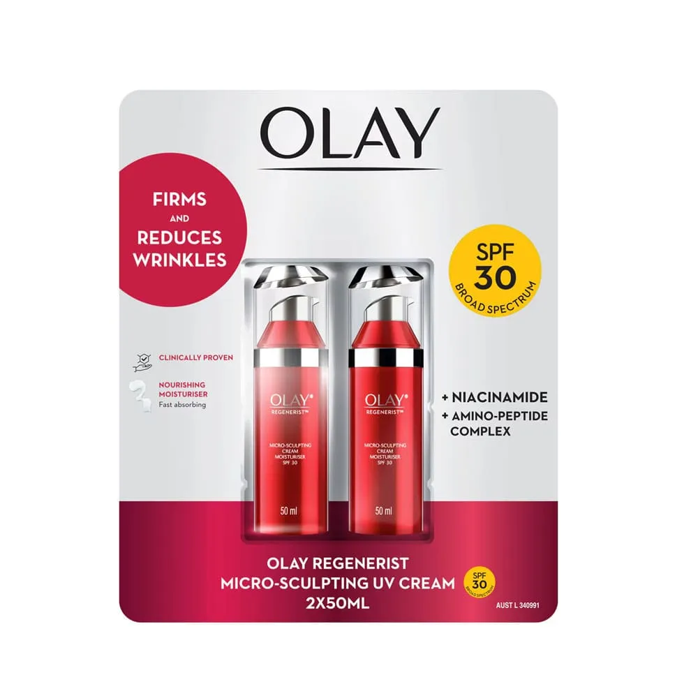 Olay Regenerist Micro Sculpting UV Cream 2x 50g
