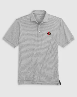 Ottawa Senators Lyndonn Striped Jersey Performance Polo