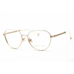 Philipp Plein Women's Eyeglasses - Rose Gold Metal Rectangular Frame | VPP035S 0H32