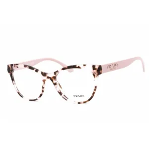 Prada Women's Eyeglasses - Cat Eye Shape Pink Havana Plastic Frame | 0PR 05WV ROJ1O1