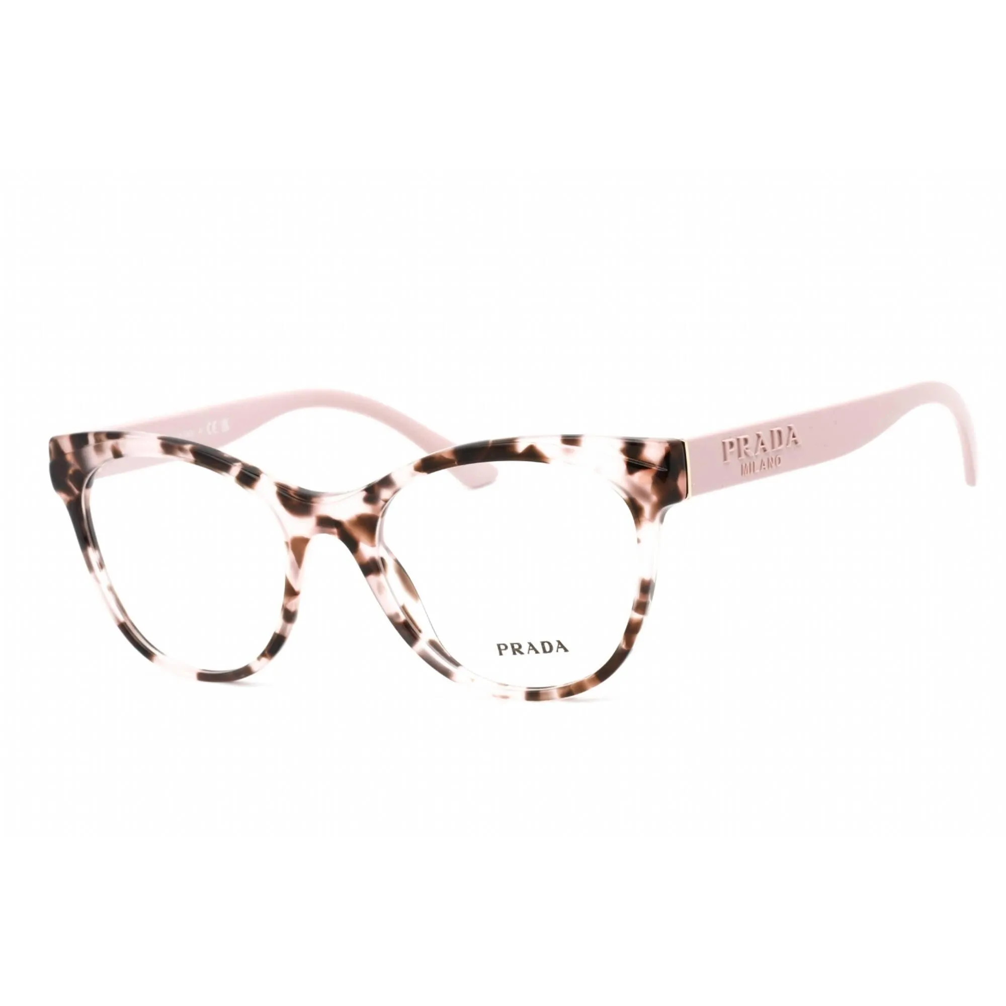 Prada Women's Eyeglasses - Cat Eye Shape Pink Havana Plastic Frame | 0PR 05WV ROJ1O1