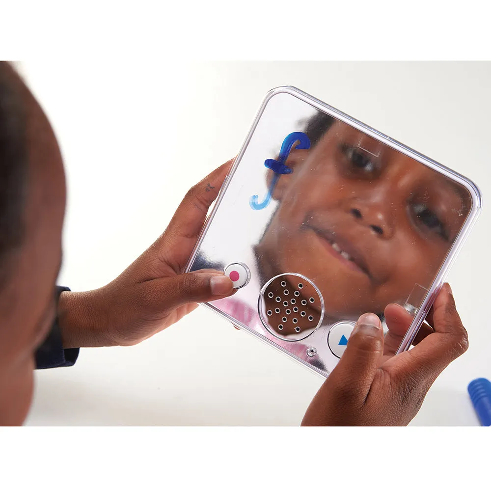 Recordable Sound Bank Mirror | 30-Second Playback & Dry Erasable Cover