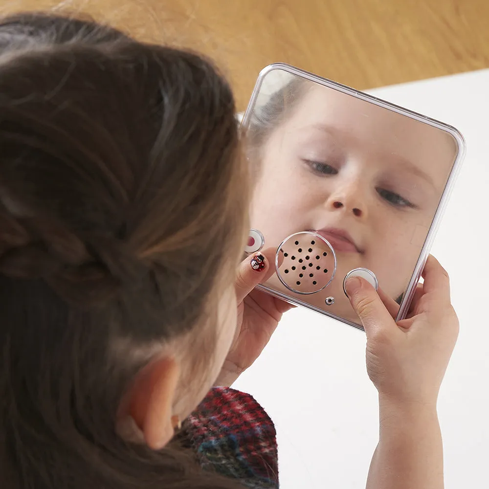 Recordable Sound Bank Mirror | 30-Second Playback & Dry Erasable Cover