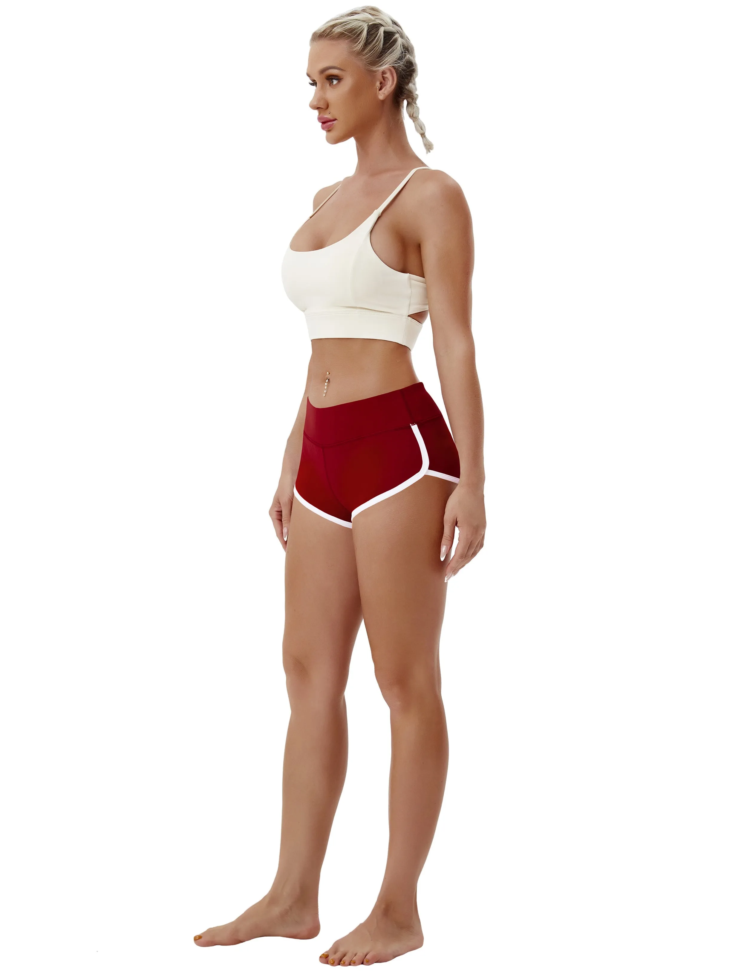 Sexy Booty Pilates Shorts cherryred_Pilates