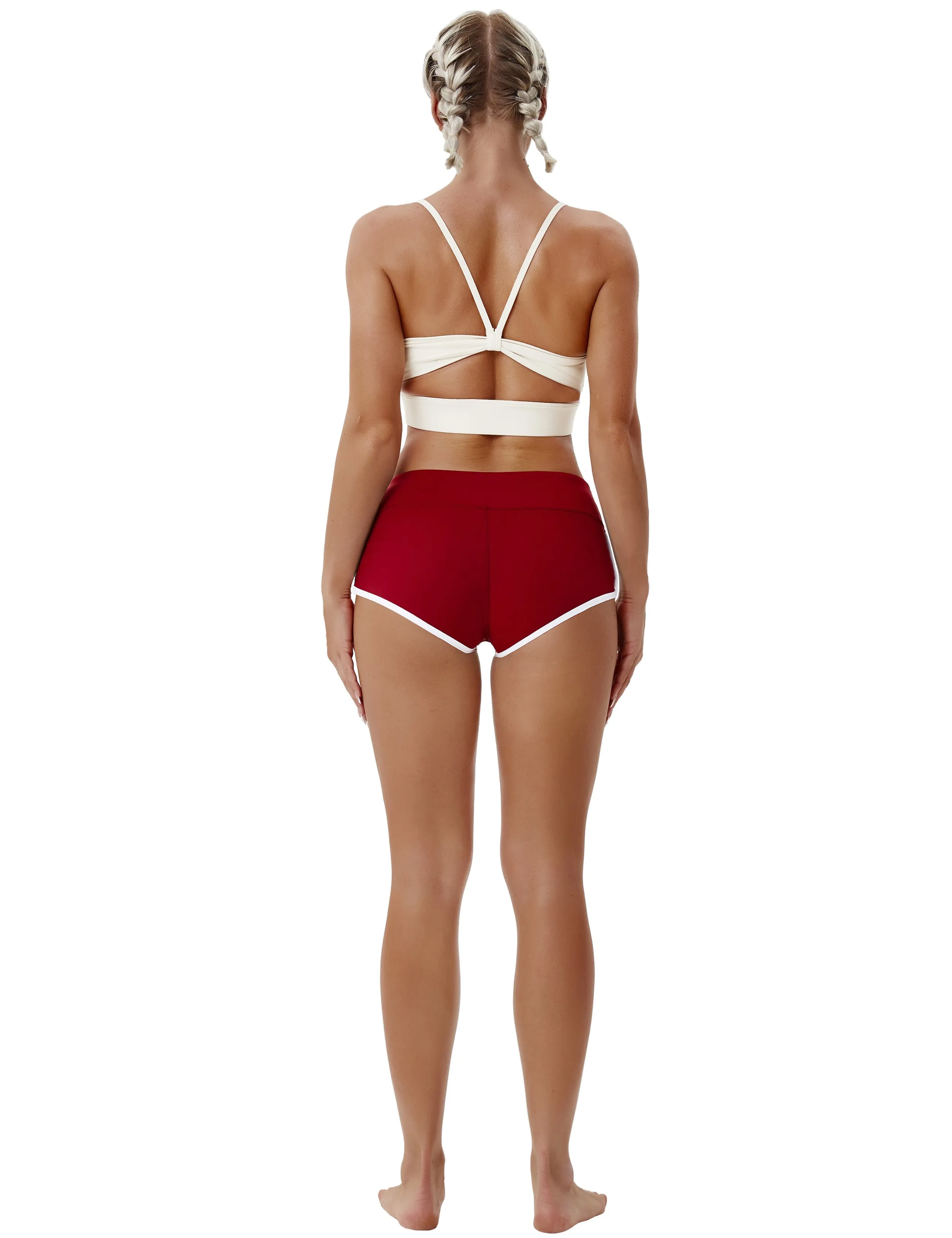 Sexy Booty Pilates Shorts cherryred_Pilates