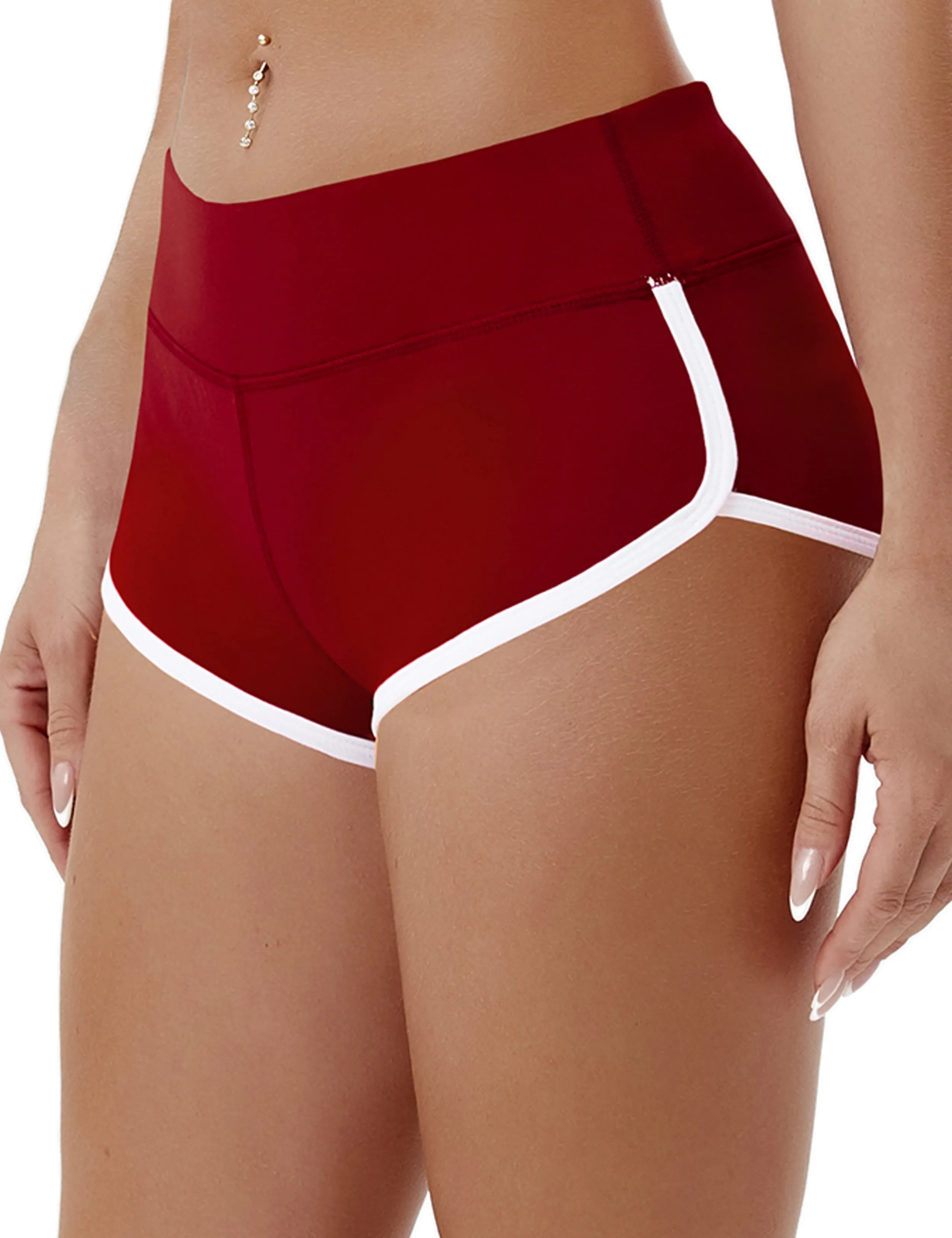 Sexy Booty Pilates Shorts cherryred_Pilates