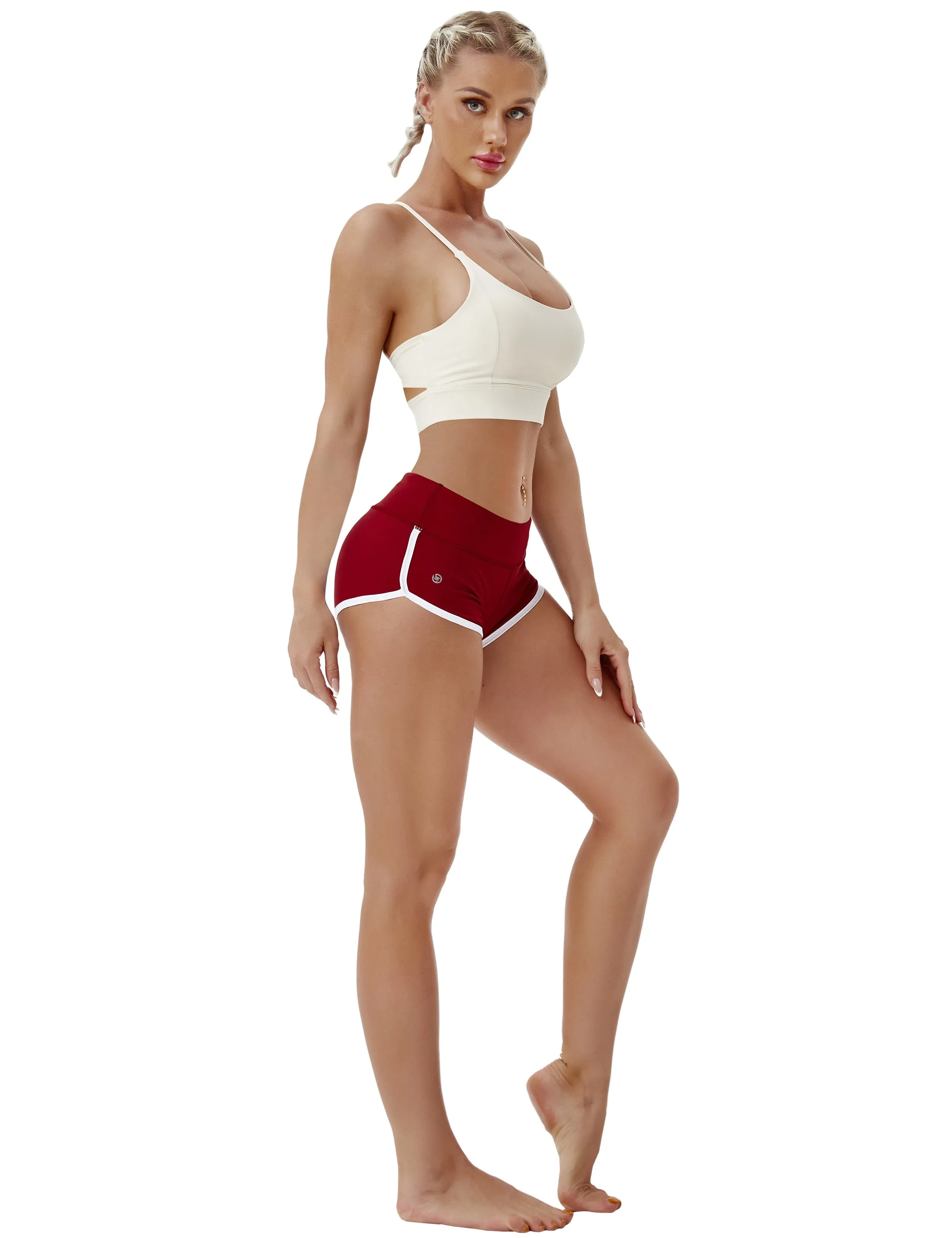 Sexy Booty Pilates Shorts cherryred_Pilates