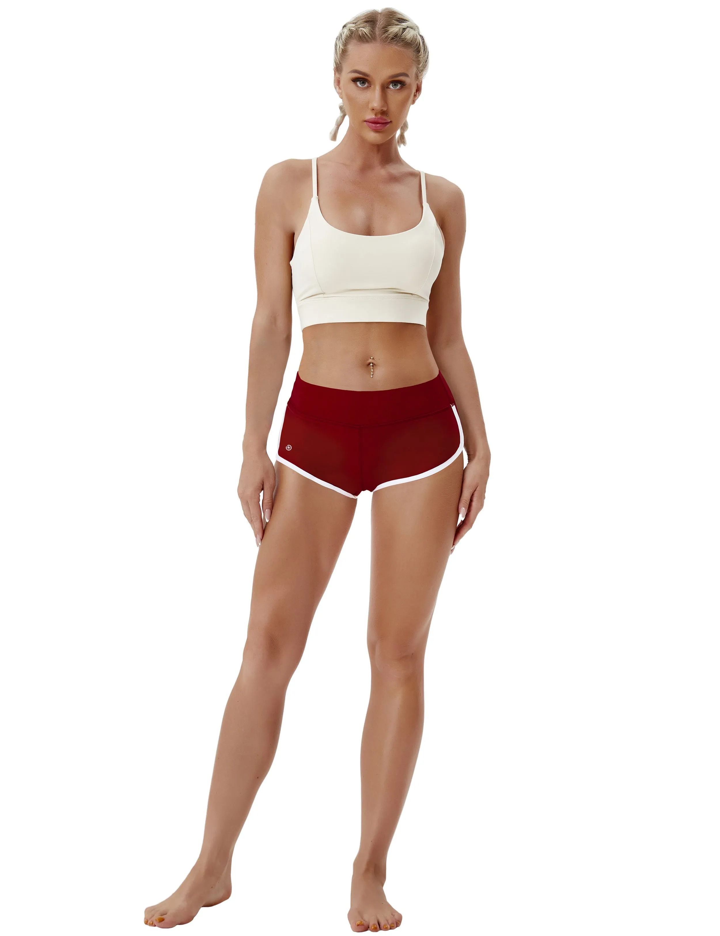 Sexy Booty Pilates Shorts cherryred_Pilates