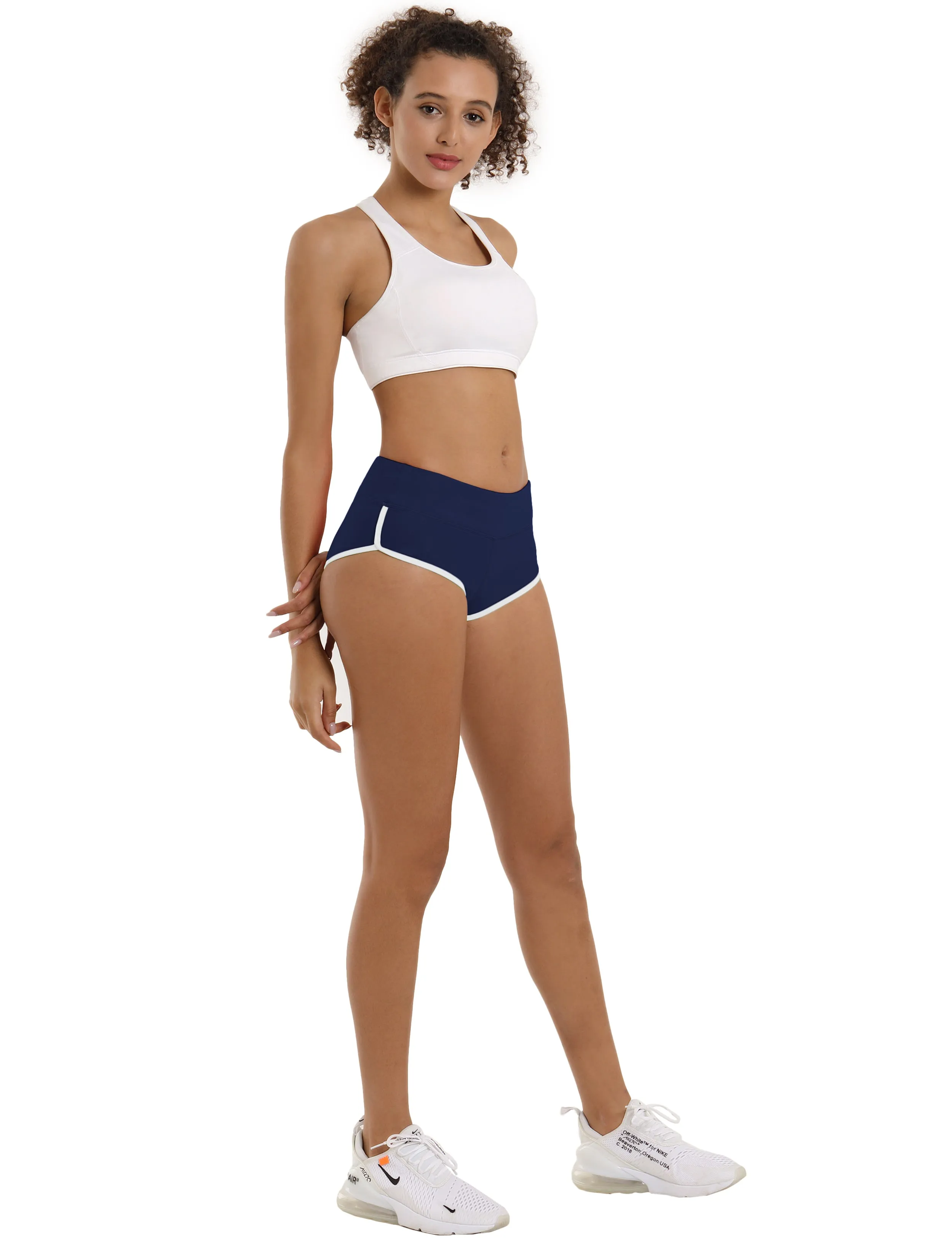 Sexy Booty Plus Size Shorts darknavy_Plus Size