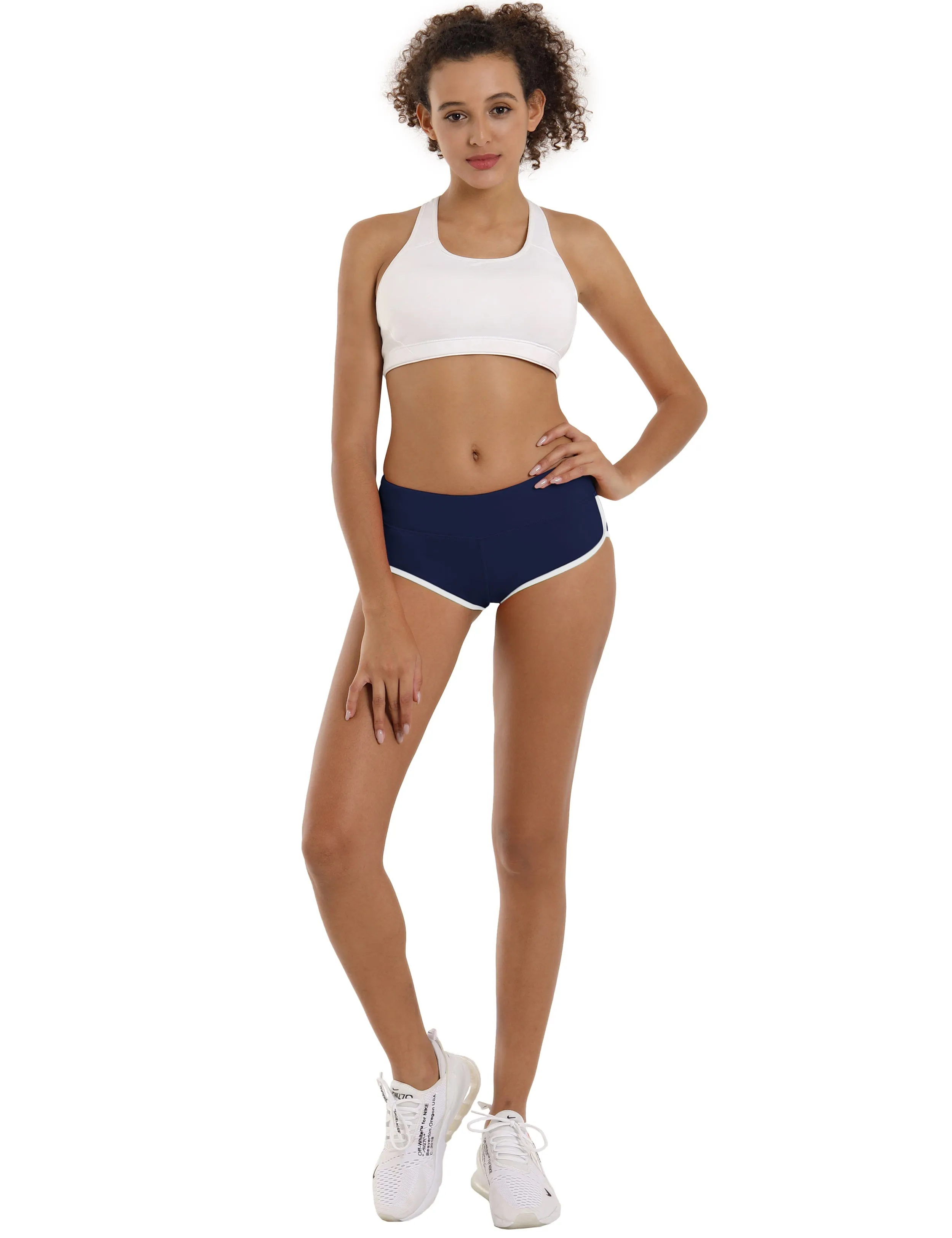 Sexy Booty Plus Size Shorts darknavy_Plus Size