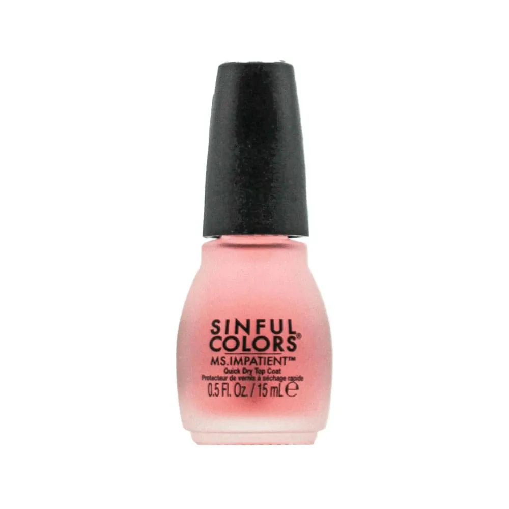 Sinful Colors Quick Dry Top Coat Ms Impatient 15ml