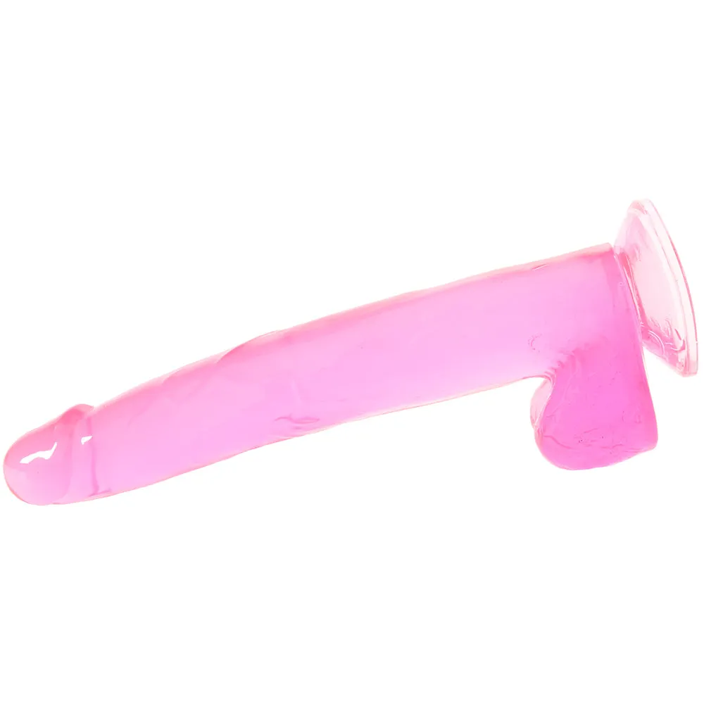Size Queen 12 Inch Jelly Dildo in Pink