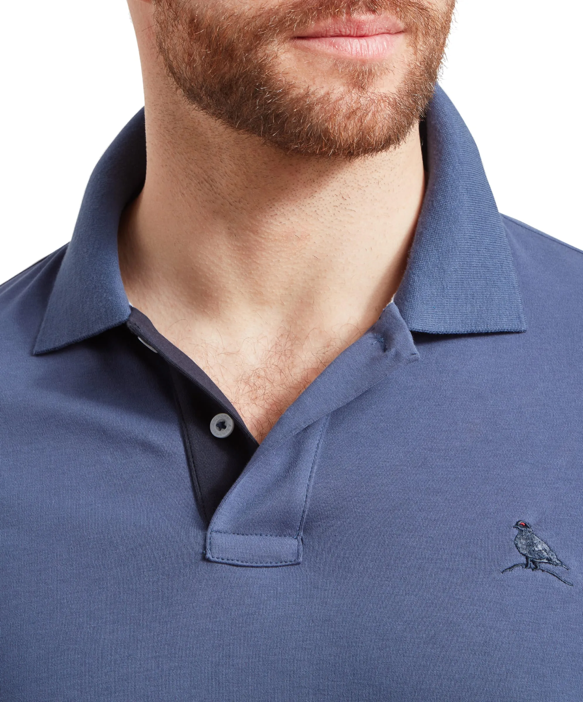 St Ives Jersey Polo Shirt - French Navy
