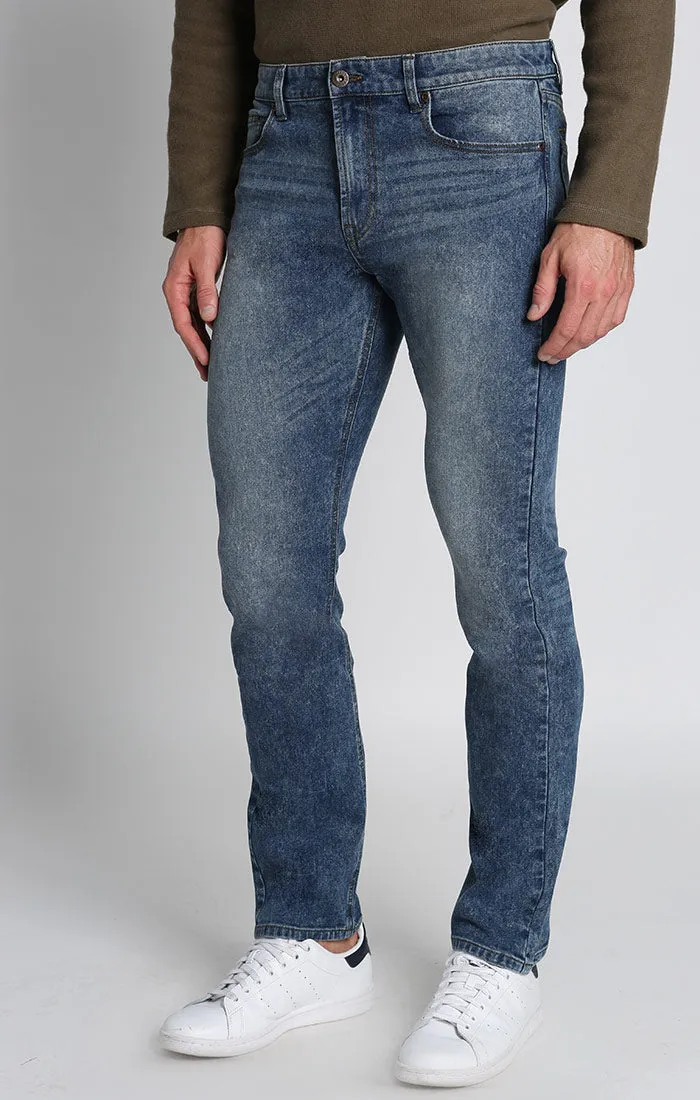 Straight Fit Stretch Denim