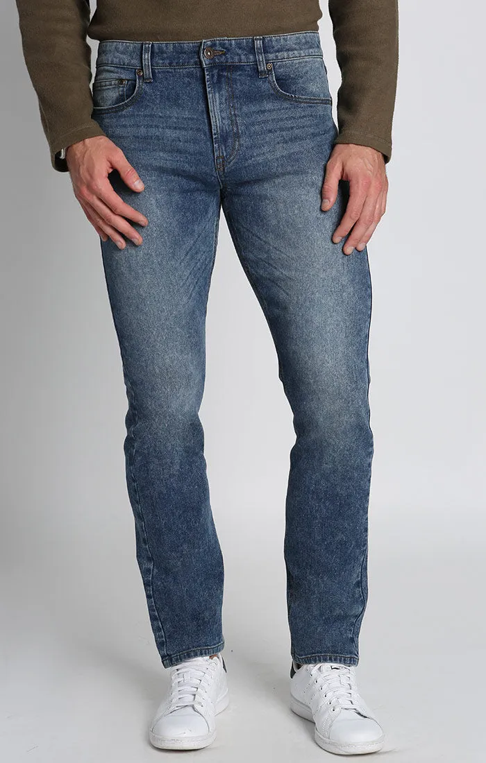 Straight Fit Stretch Denim