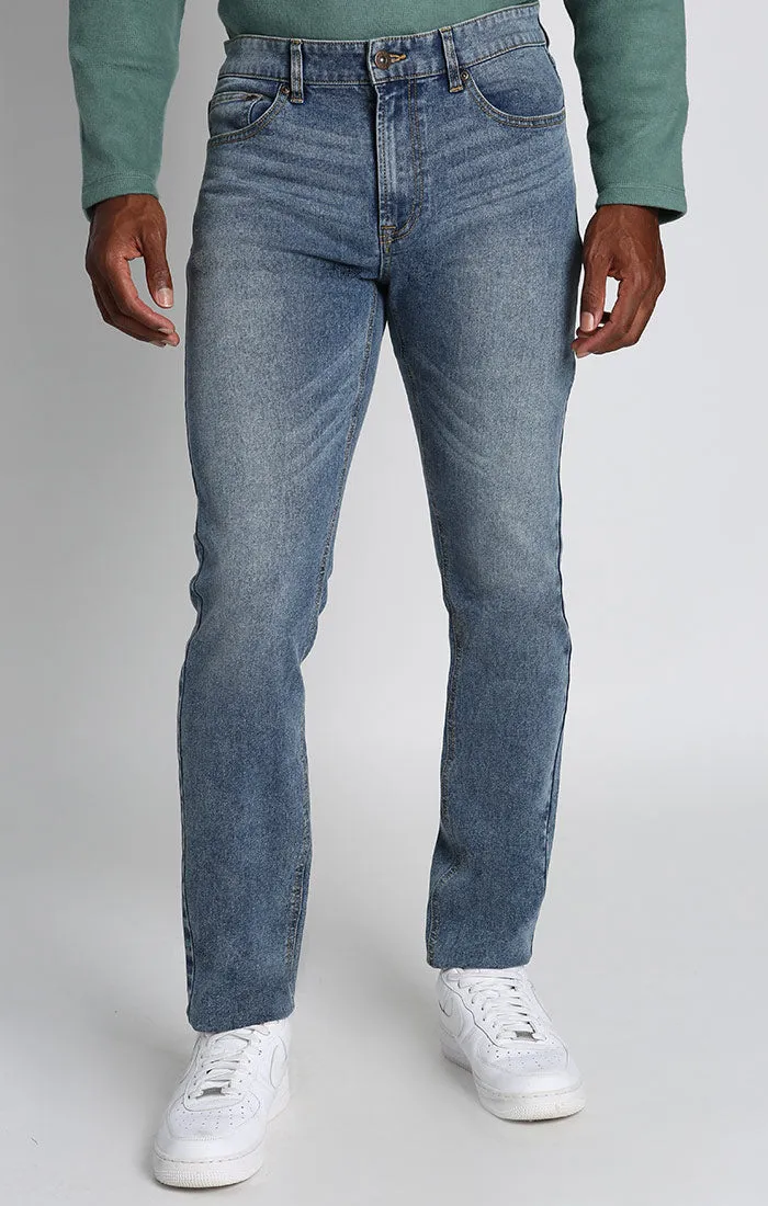 Straight Fit Stretch Denim