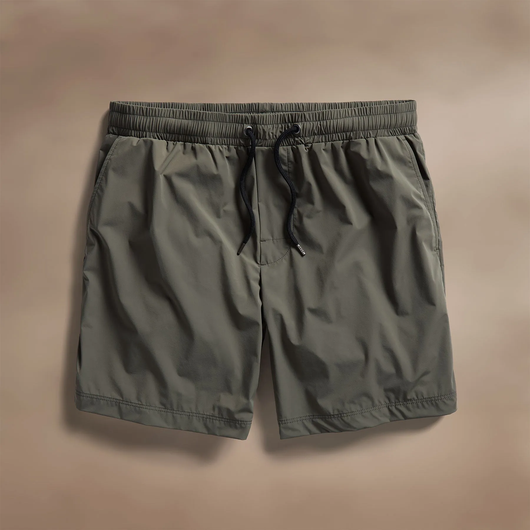 Stretch Nylon Split Hem Boardshort - Artillery