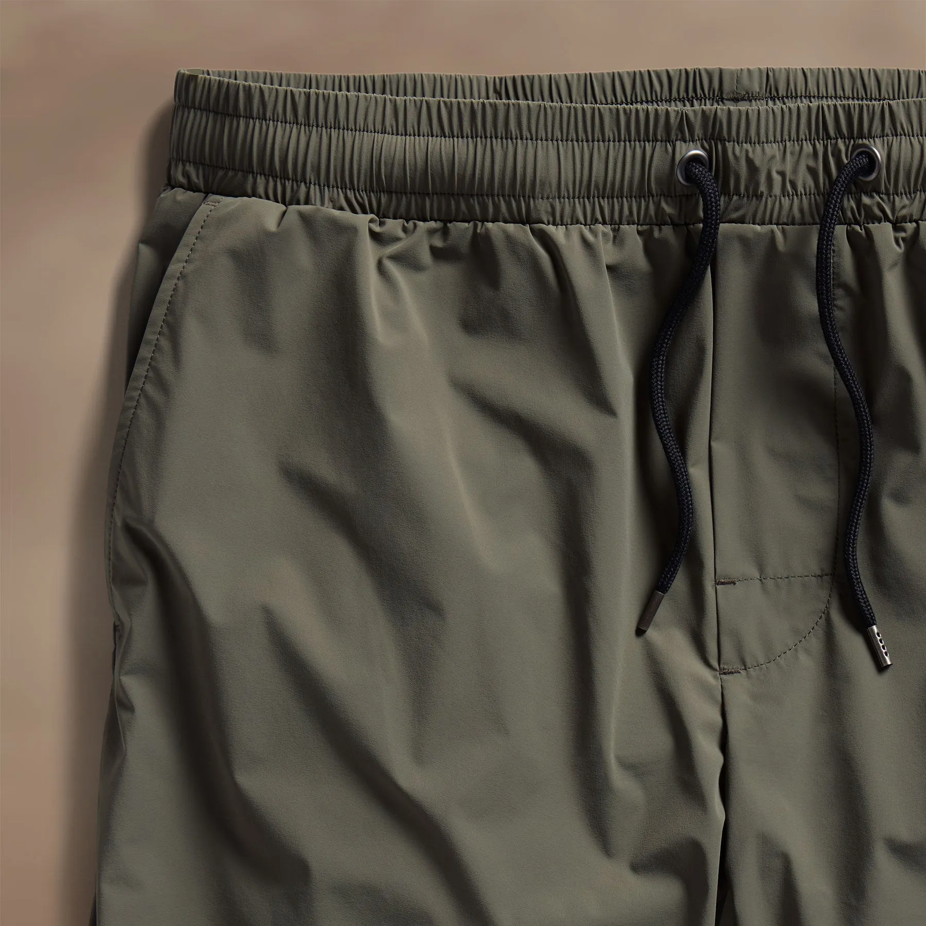 Stretch Nylon Split Hem Boardshort - Artillery