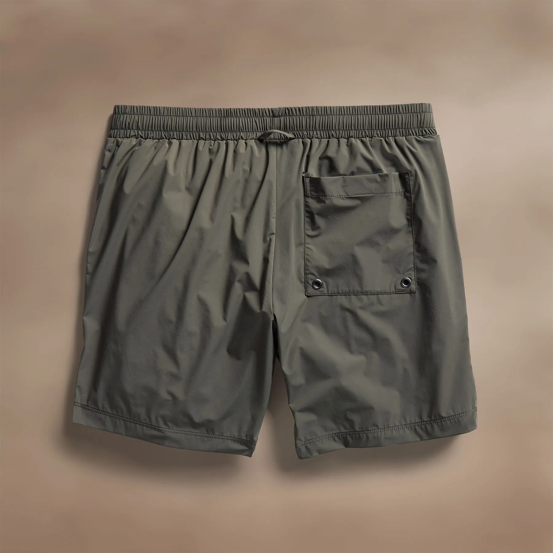 Stretch Nylon Split Hem Boardshort - Artillery