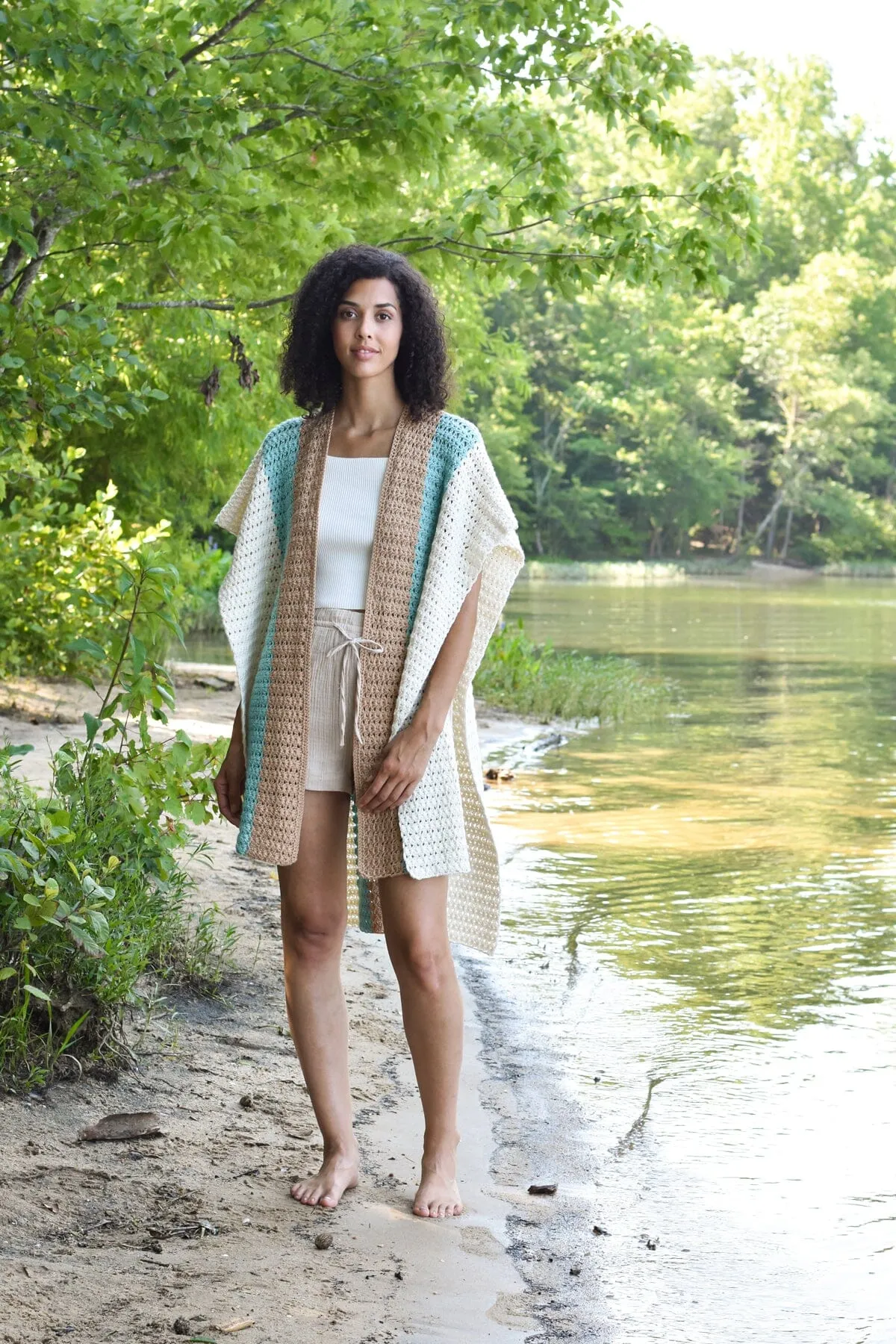 Subtle Shell Ruana
