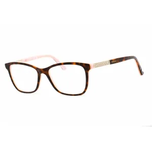 Swarovski Women's Eyeglasses - Cat Eye Dark Havana/Gold Strass Frame | SK5117 056