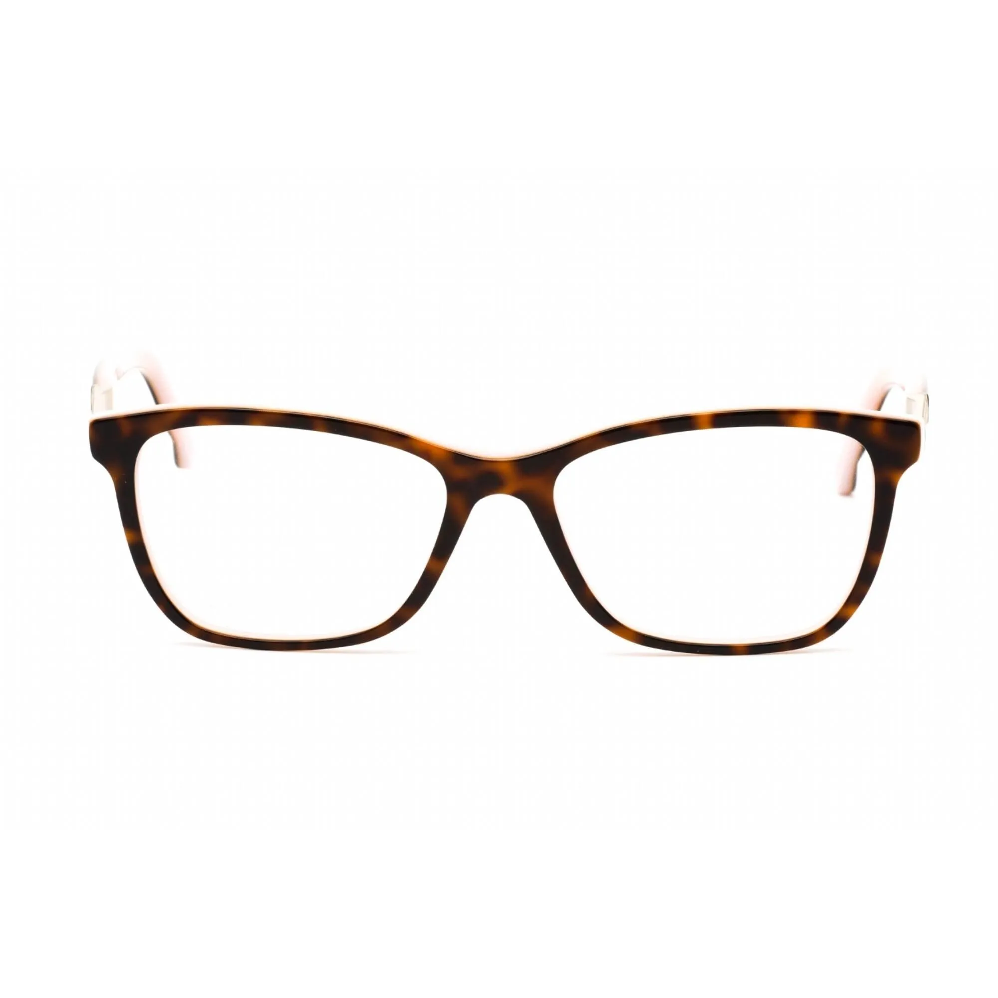 Swarovski Women's Eyeglasses - Cat Eye Dark Havana/Gold Strass Frame | SK5117 056
