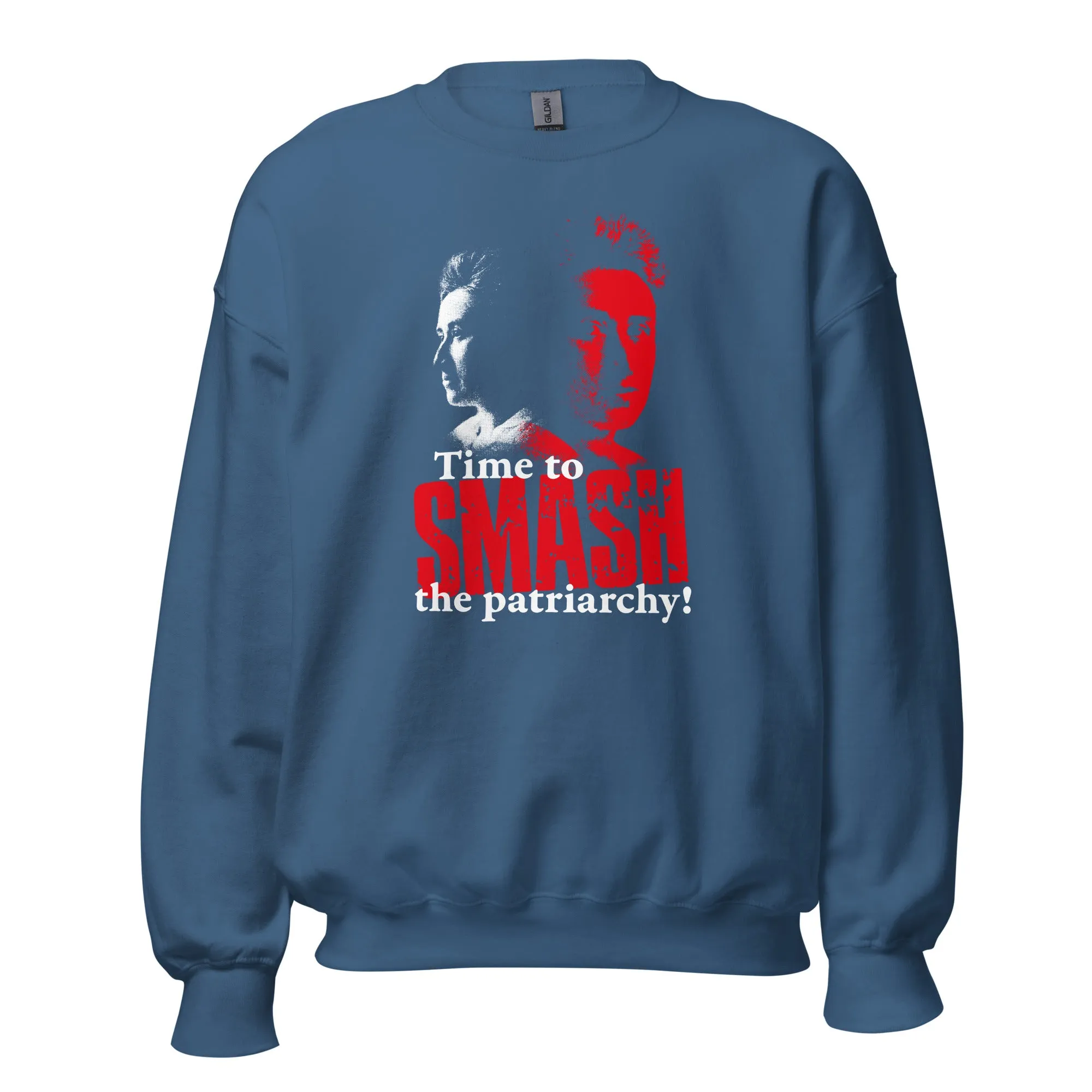 Time to SMASH the patriarchy! by Rosa Luxemburg - Sweatshirt