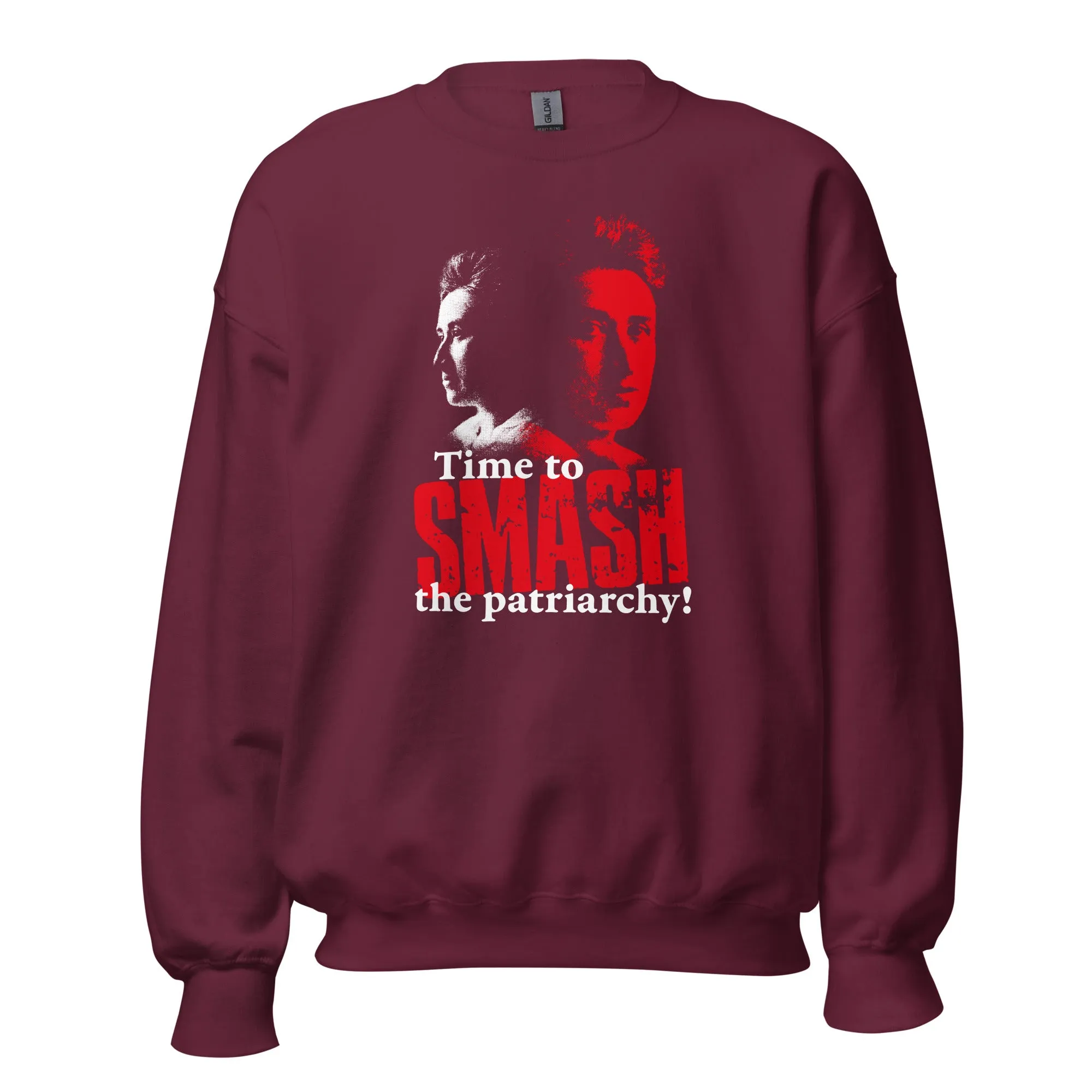 Time to SMASH the patriarchy! by Rosa Luxemburg - Sweatshirt