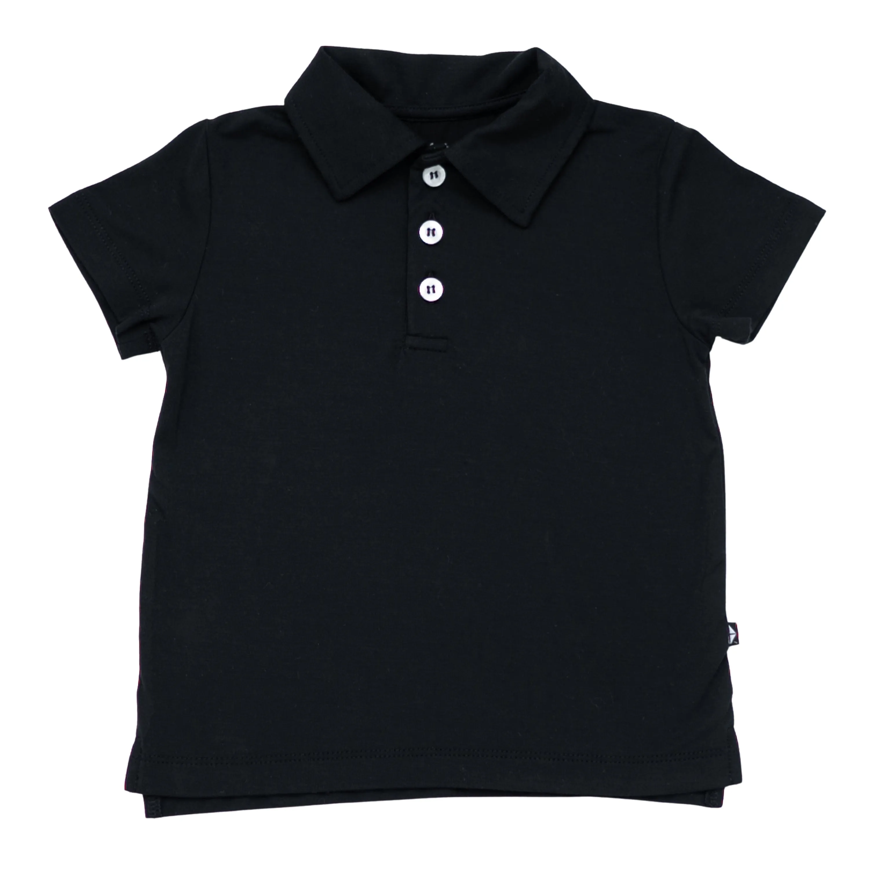 Toddler Short Sleeve Polo in Midnight