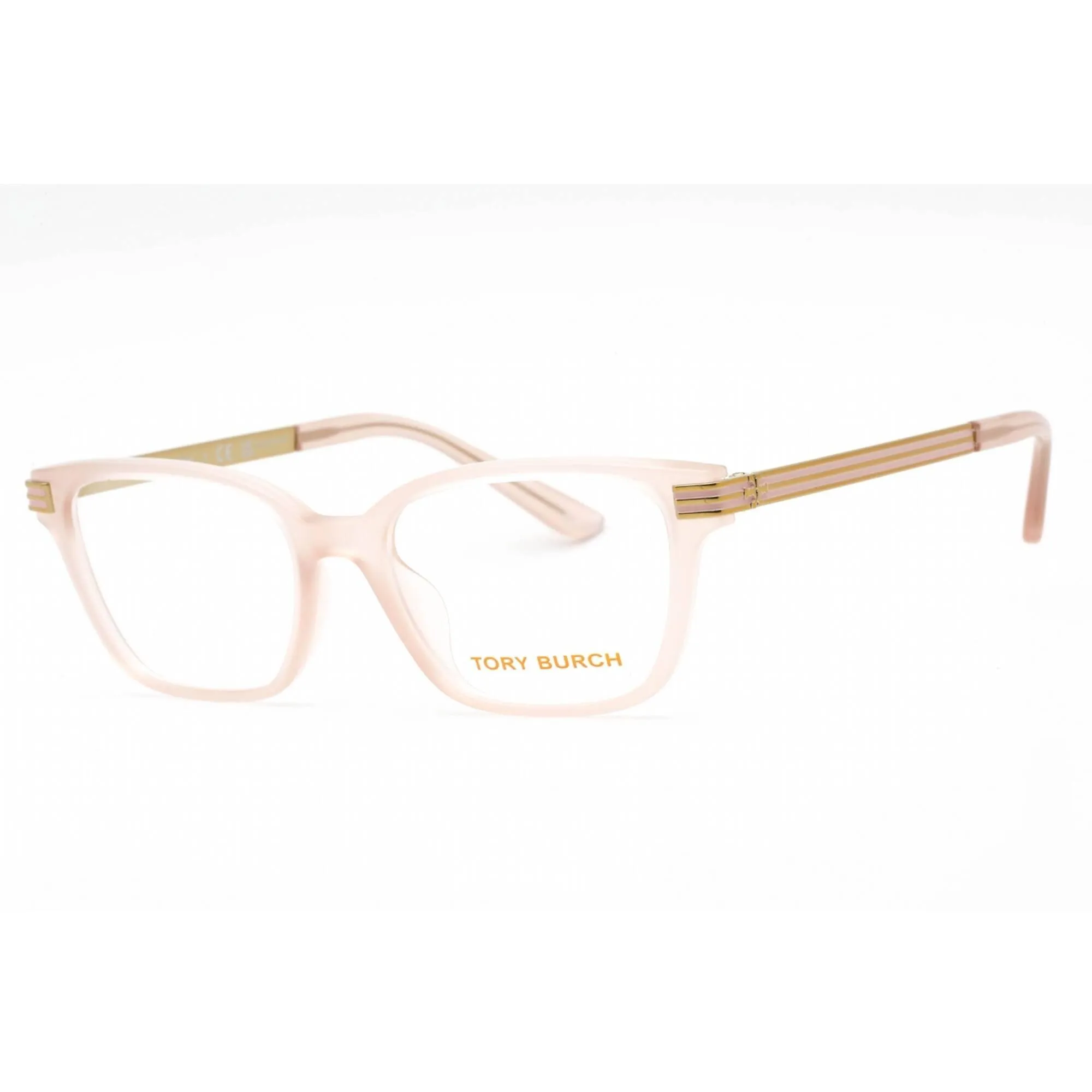 Tory Burch Women's Eyeglasses - Milky Blush Plastic Rectangular Frame | 0TY4007U 1878