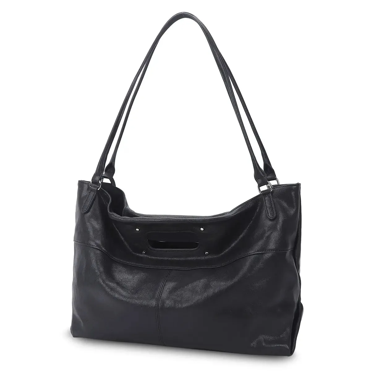 Urban Commuter Vegan Leather Tote/Shoulder Bag