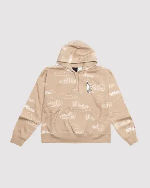 W BROOKLYN FLEECE HOODIE DESERT