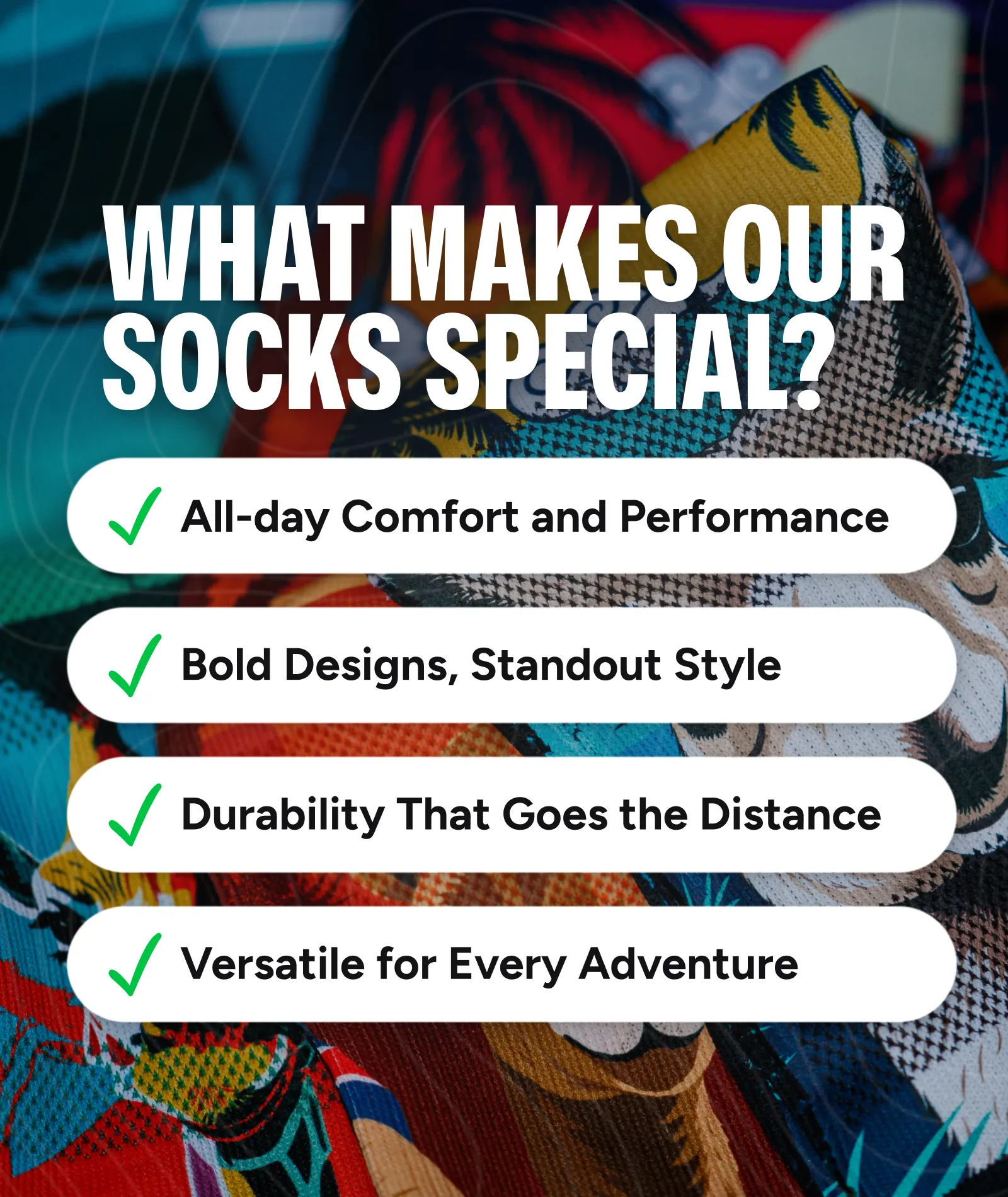 Wildlife Crew Socks 3-Pack