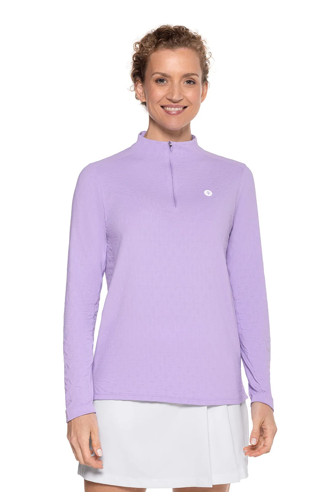 Women's Albatross Long Sleeve Pullover | Lavendula Diamond Jacquard