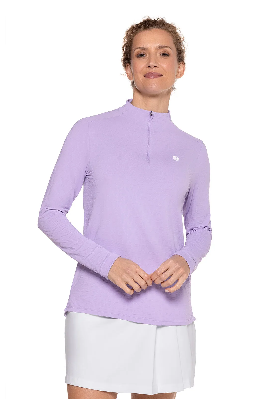 Women's Albatross Long Sleeve Pullover | Lavendula Diamond Jacquard