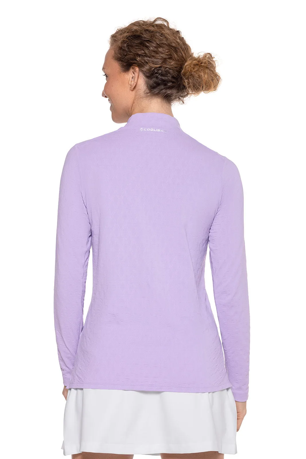 Women's Albatross Long Sleeve Pullover | Lavendula Diamond Jacquard