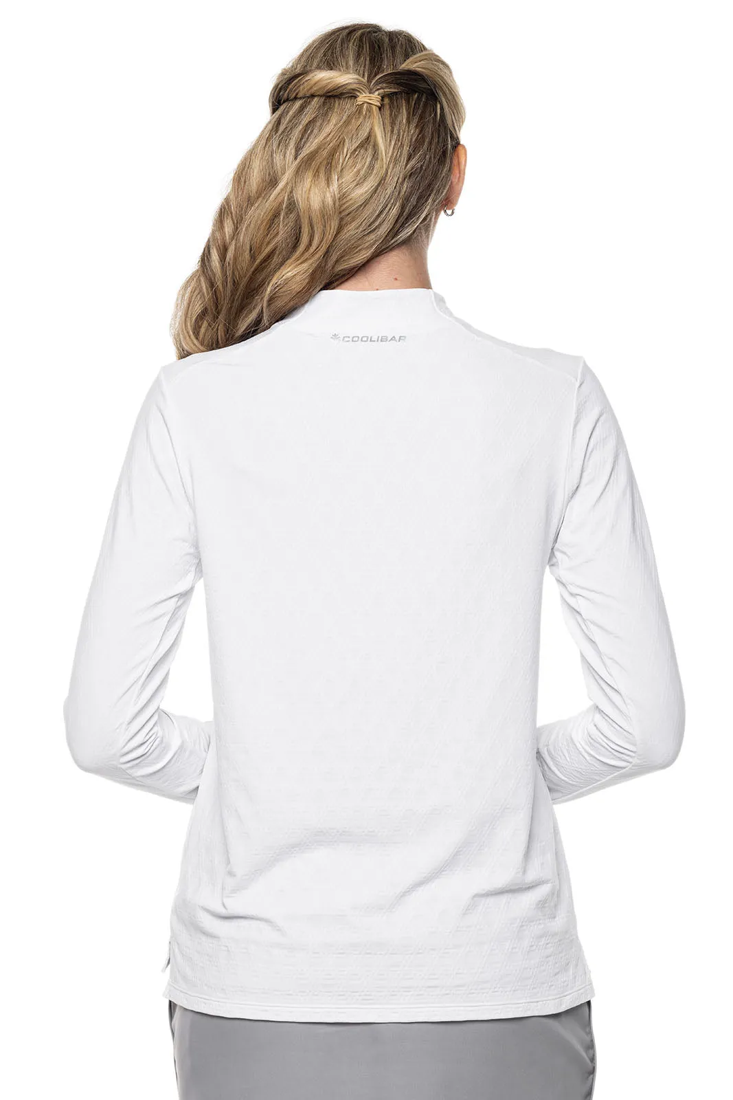 Women's Albatross Long Sleeve Pullover | White Diamond Jacquard