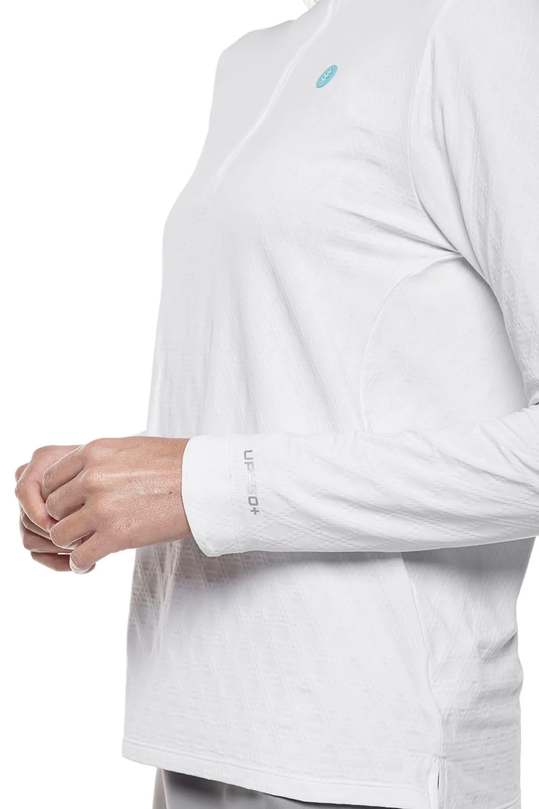 Women's Albatross Long Sleeve Pullover | White Diamond Jacquard
