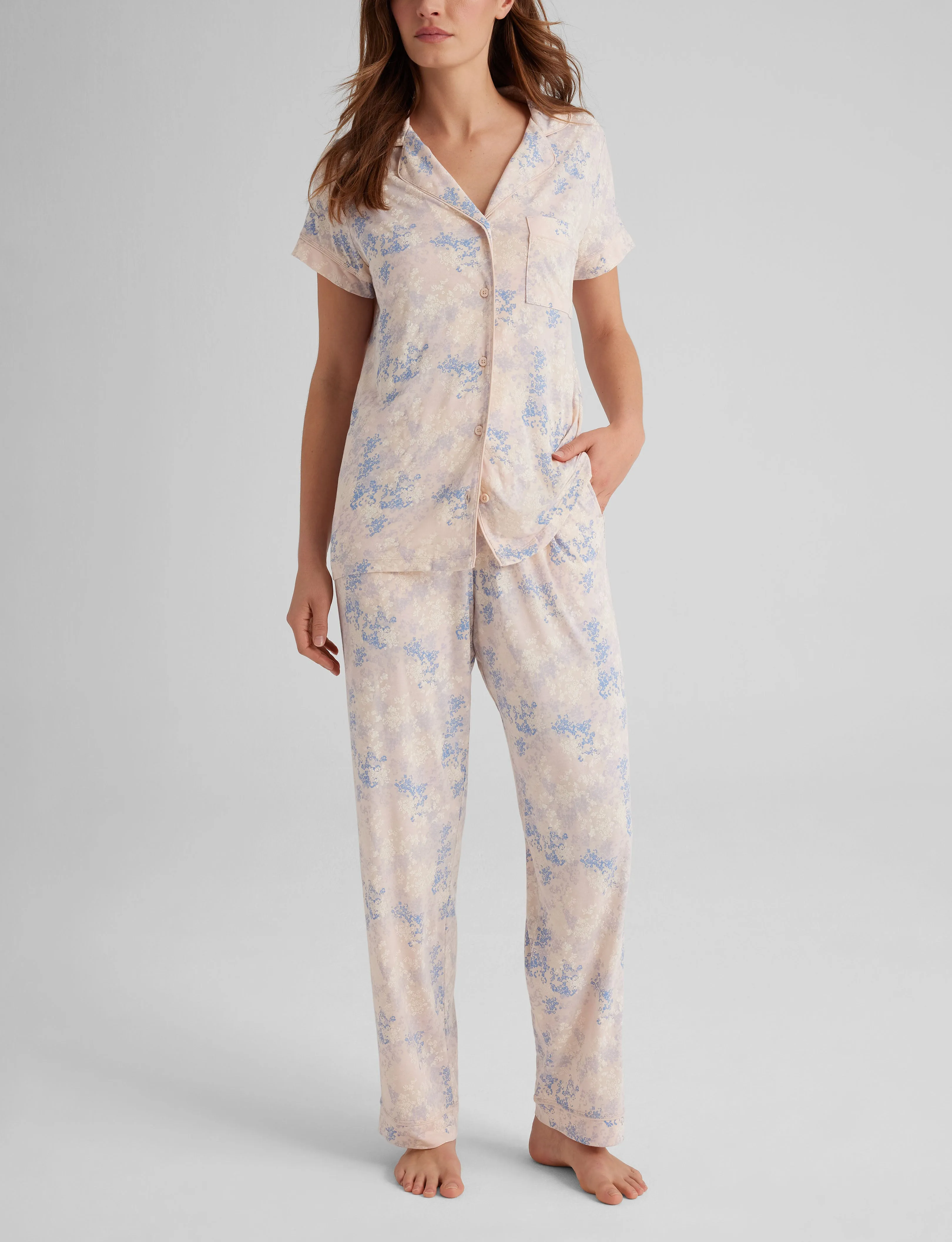 Women's Downtime Pajama Top & Pant Set