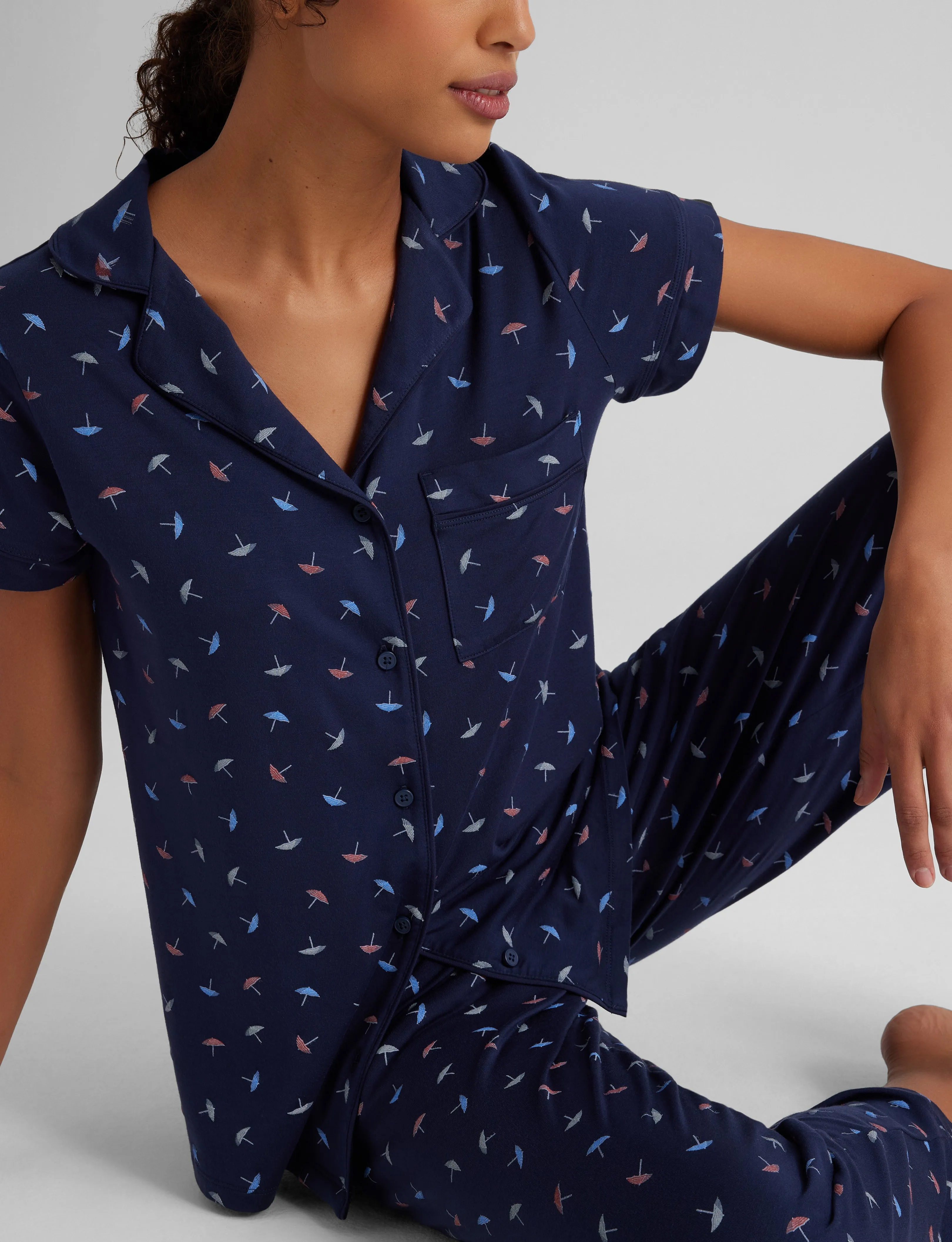 Women's Downtime Pajama Top & Pant Set