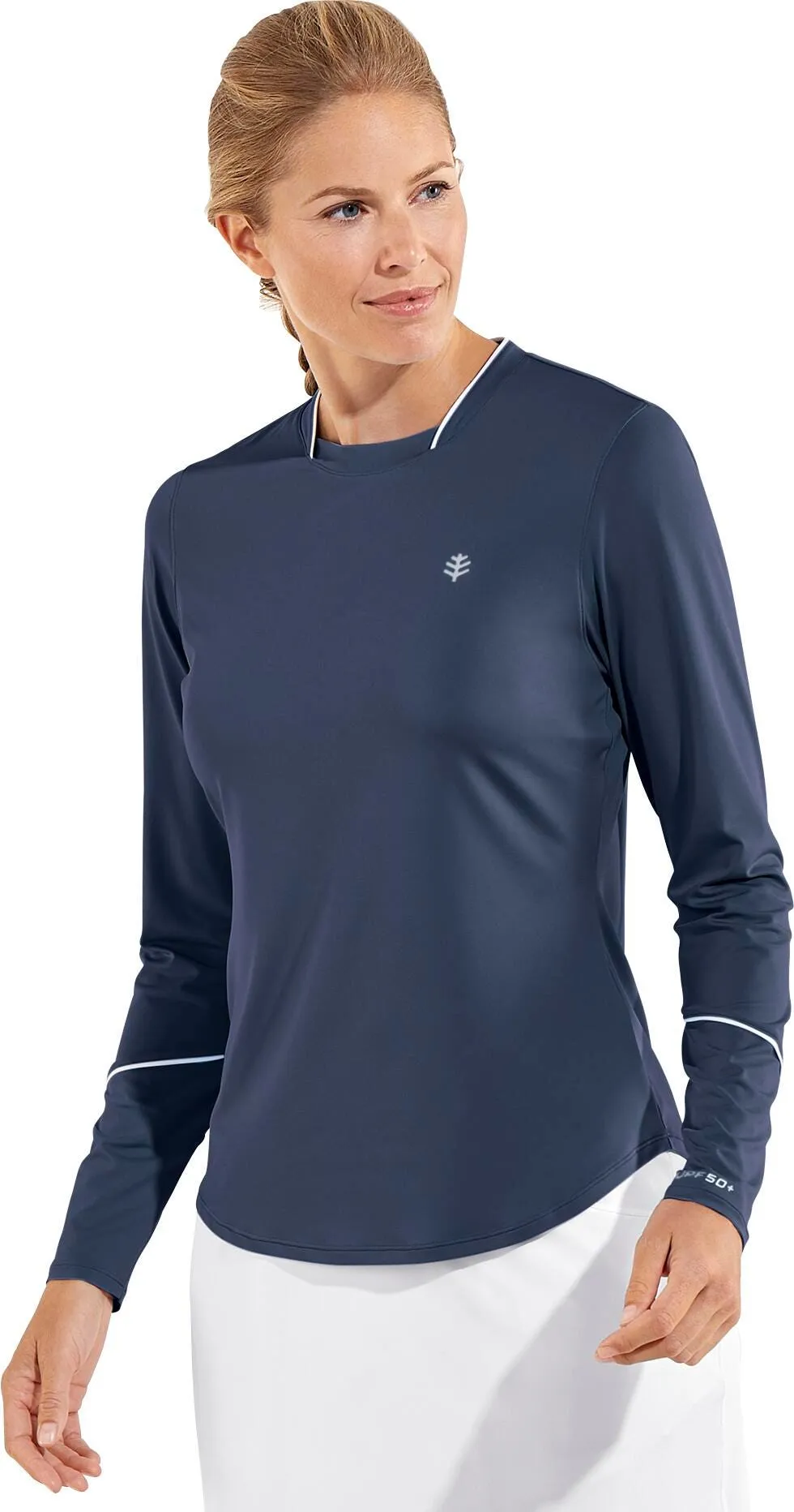 Women's Match Point Long Sleeve Tee | Navy
