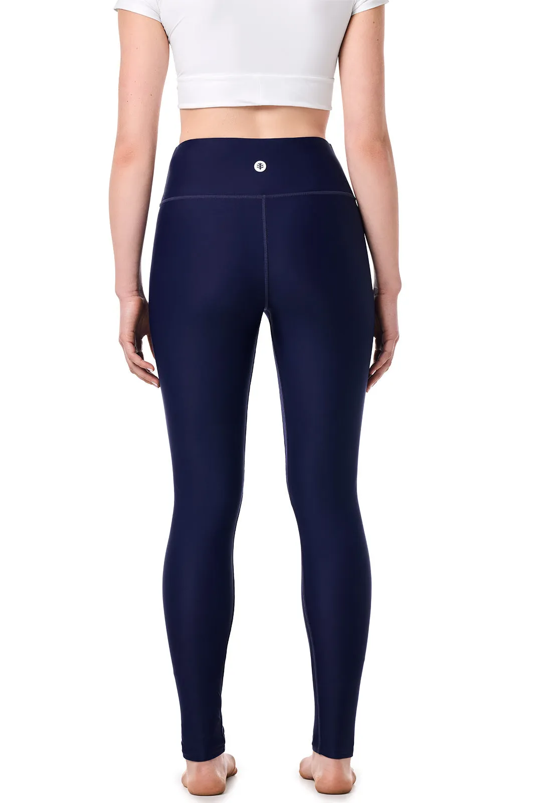 Women's Ocean Sculpt High Rise Swim Legging | Navy