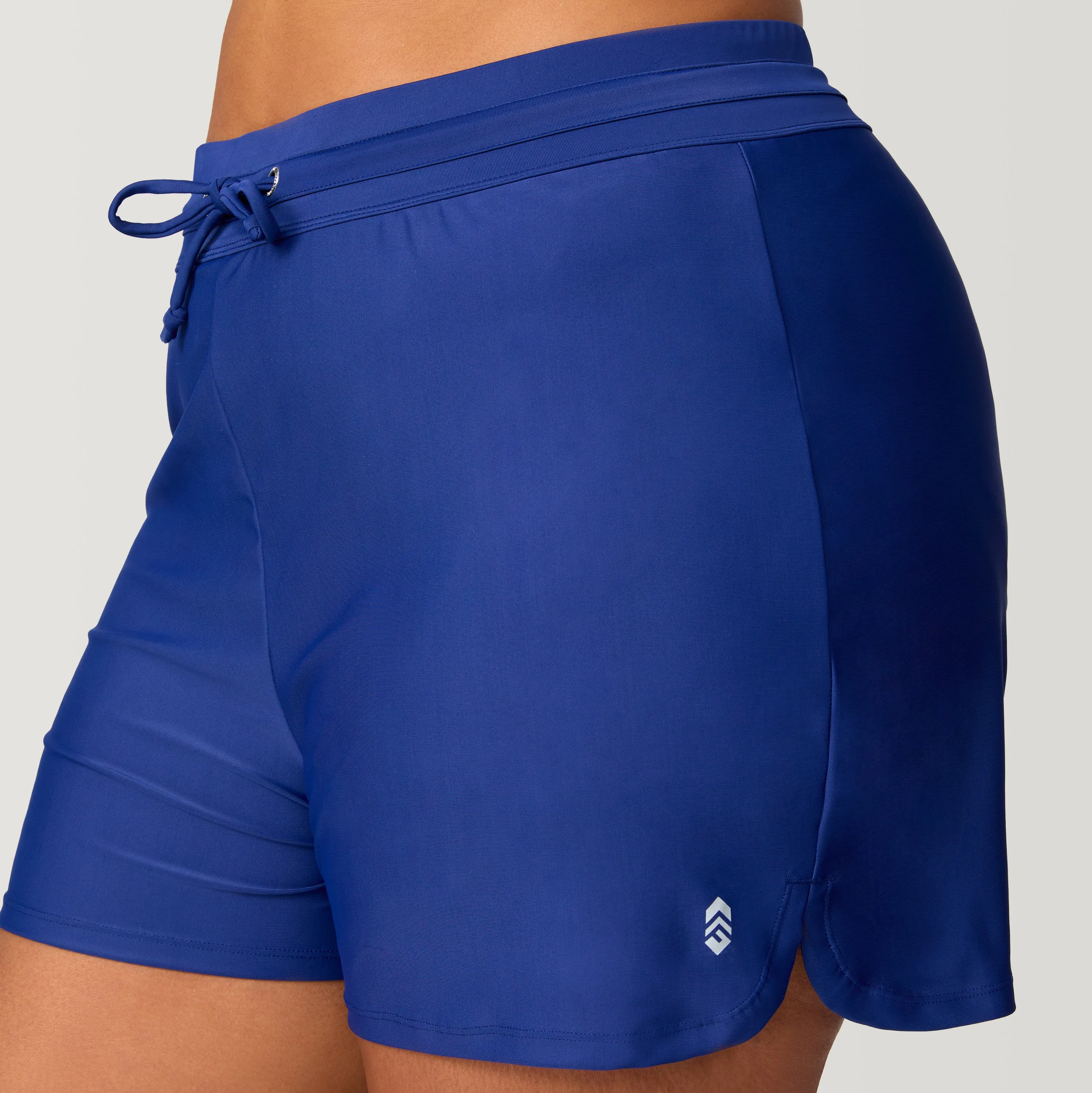 Women's Plus Size Drawstring Swim Short