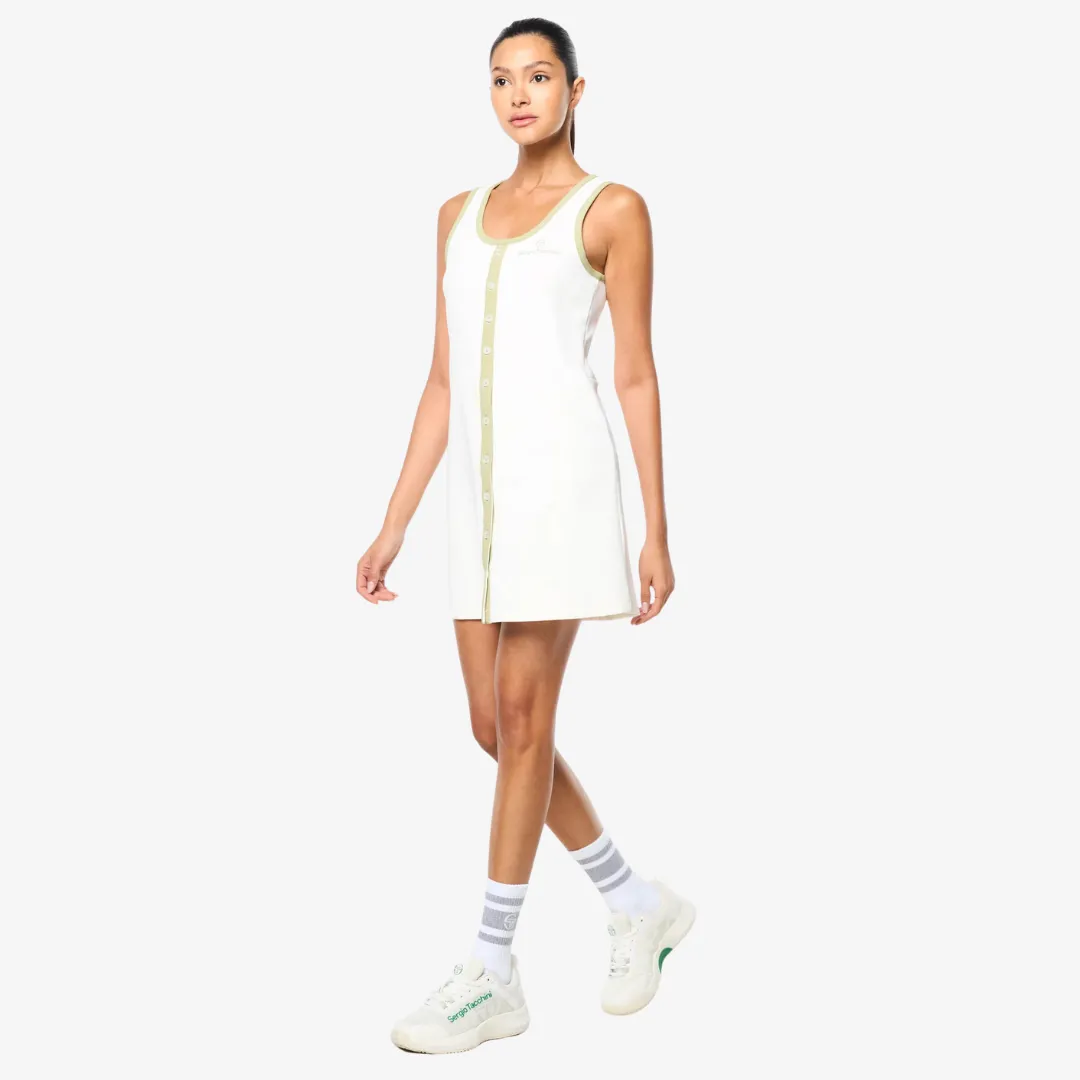 womens sergio tacchini giulia dress (gardenia)
