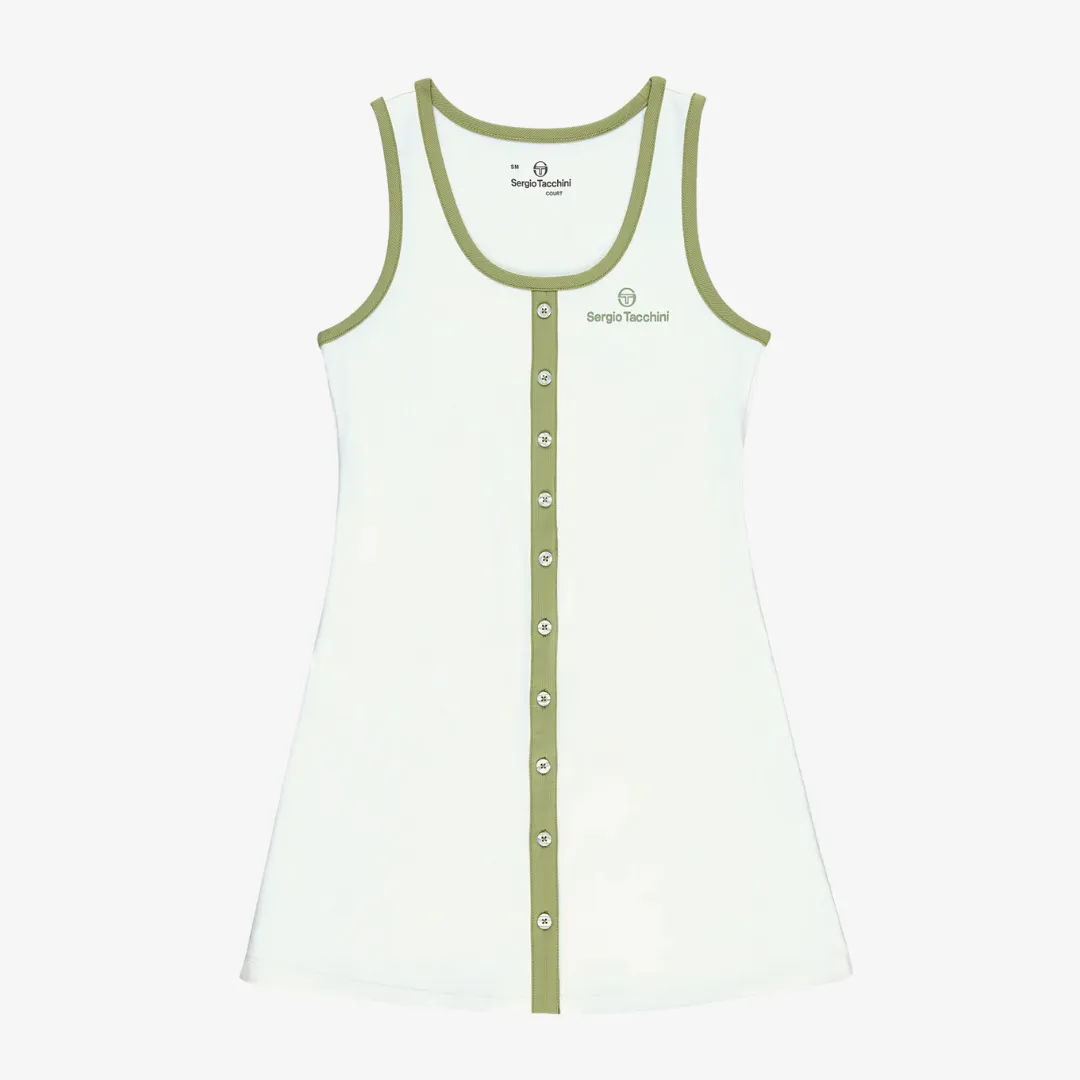 womens sergio tacchini giulia dress (gardenia)