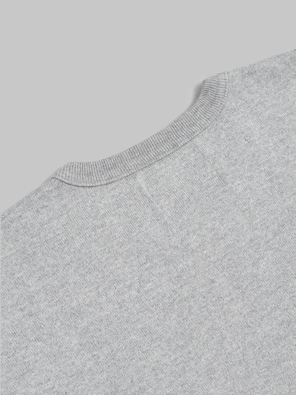 Wonder Looper Double Heavyweight Crewneck T-Shirt Heather Grey
