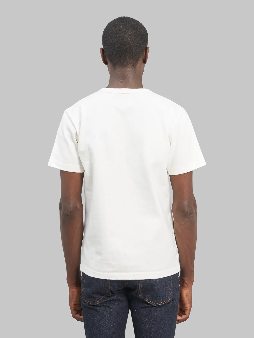 Wonder Looper Double Heavyweight Crewneck T-Shirt White