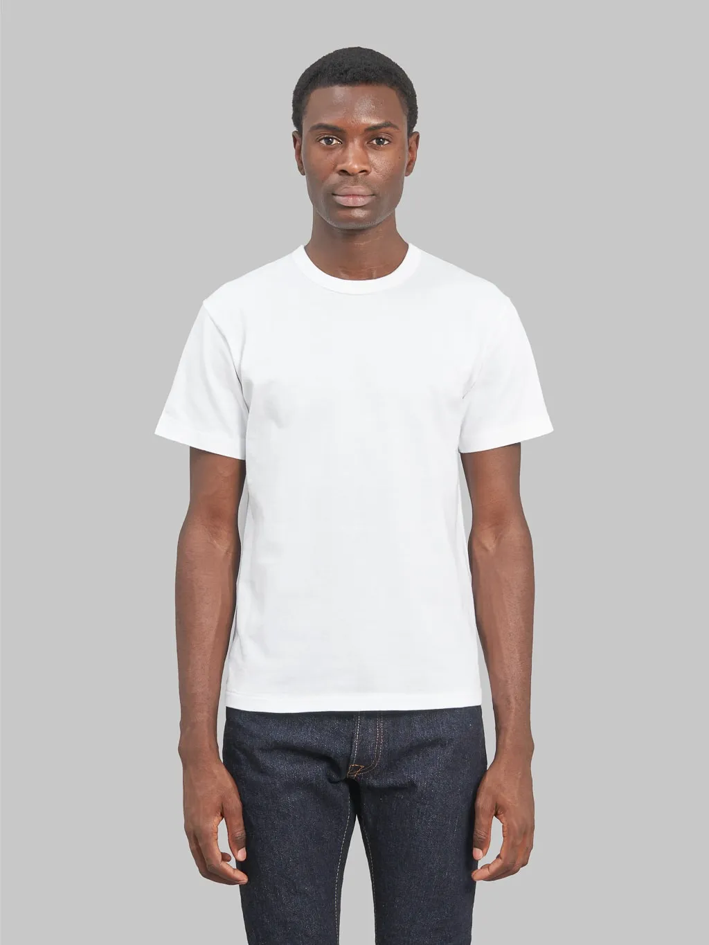 Wonder Looper Ultimate Pima Tsuriami Crewneck T-Shirt White